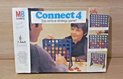 Vintage MB Games Connect 4 1976 Game 100% Complete Very Good Condition - Image 1 of 4
