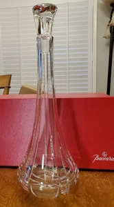 Baccarat Neptune Liquor Decanter Clear Crystal In Box - Picture 1 of 4