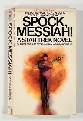 1976 SPOCK, MESSIAH! Star Trek novel FIRST PRINTING original series BANTAM mmpb - Image 1 of 4