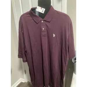 herren us polo assn henley polo S/S weinrot Hemd XXL NEU - Bild 1 von 1