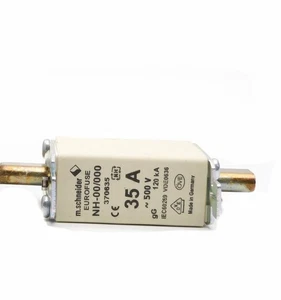 M.Schneider 370616 NH-00/000 Eurofuse, 16A 500VAC 120kA, square gL-gG, NH000 - Picture 1 of 1
