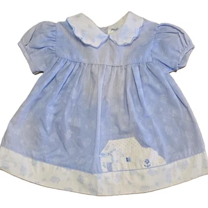 Vintage Mayfair Kleinkind Kleid Größe 6-9 Monate - Bild 1 von 7
