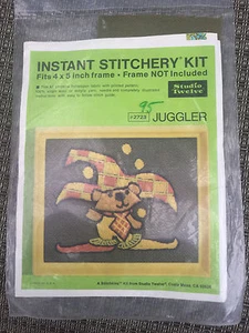 Instant Stitchery Kit von Studio Twelve Jongleur passt 4"x5" Rahmen - Bild 1 von 2