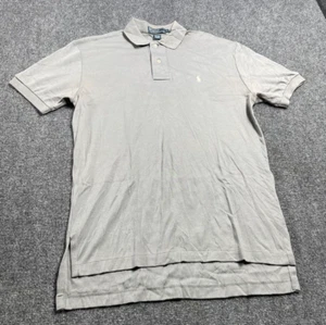 Polo By Ralph Lauren Men's Shirt Gray Short Sleeve Mesh Polo Soft Cotton Size S - Picture 1 of 15