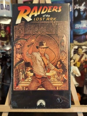 RAIDERS OF THE LOST ARK Indiana Jones VHS 1989 SEALED Steven Spielberg - Image 1 of 2