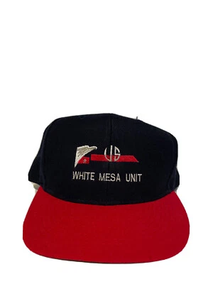 Sombrero de lana y acrílico vintage años 90 blanco Mesa Unit Snapback Foto 1 de 4