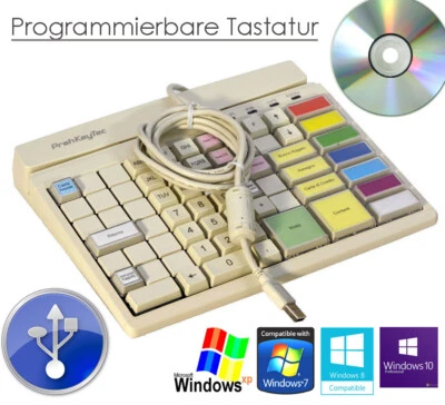 PROGRAMMIERBARE TASTATUR FÜR KASSE HOTKEYS PREH MCI84 C1N12E2M3I2 90328-351 T20 - Bild 1 von 4