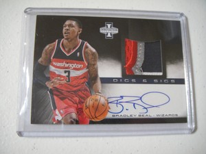 2013-14 Panini Innovation Basketball Bradley Beal Auto Material Card 6 /10 NM/MT