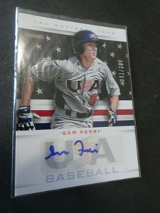 2013 Panini USA Sam Ferri RC Auto #/299 - PWE .95 Shipping