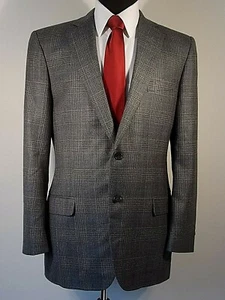 Brooks Brothers Madison Lanificio di Pray Wool 2 Button Plaid Sport Coat, 42R - Bild 1 von 9