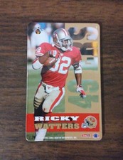 RARE 1994/95 Ricky Watters PRO MAGS NFL Magnet #78 San Francisco 49ers Ball Card