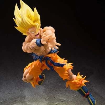 S.H.Figuarts Dragon Ball Z Son Goku Legendärer Super-Saiyajin Action Figur K.O