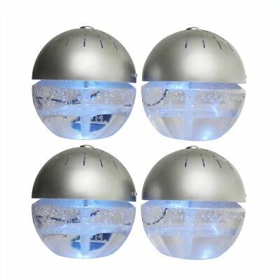 4 Unidades EcoGecko Globo Tierra Revitalizador de Aire, Ambientador con Aceite de Lavanda Foto 1 de 4