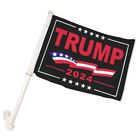 Trump 2024 Dwustronna flaga samochodowa Donald Trump 2024 Flaga szyby samochodowej