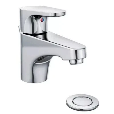💲Moen CFG 46100 Edgestone 1-Hole/Centerset Bathroom Faucet, Drain - Chrome $170