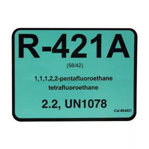 R-421A / R421A Label # 04421 , SOLD EACH - Picture 1 of 2