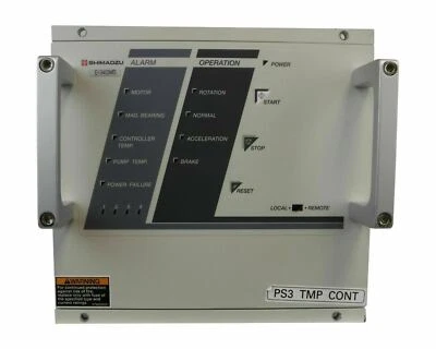 SHIMADZU TURBO MOLECULAR PUMP TMP  EI-3403MD CONTROLLER - Image 1 of 3