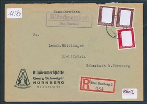 12715) RZ über Bamberg + Landpost Ra2 Mönchsambach...Fa.-Brief 13.3.45 - Bild 1 von 1