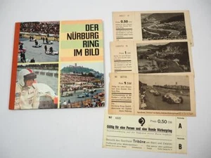 The Nürburgring pictured 1969 + 4 tickets motorsport motorcycle car racing - Picture 1 of 4