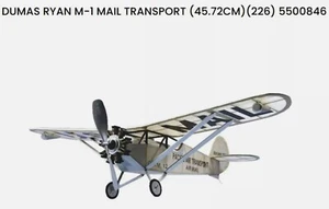 Dumas Ryan M-1 Mail Transport - Walnut Scale Kit 226- 18 Inch Span -Free Flight - Picture 1 of 8