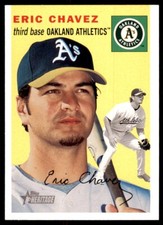 2003 Topps Heritage . Eric Chavez Oakland Athletics #225