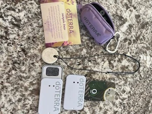 doTERRA passive diffuser, sample bottles and pouch, handmade necklace diffuser  - Picture 1 of 4