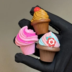 RARE 3Pcs Cake Cupcake for 18" American Girl Dolls Dessert Accessories Toy Gift - Picture 1 of 5