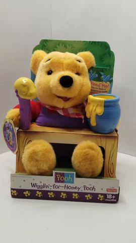 Disney Fisher Price Winnie The Pooh 1999 Interactive Talk Wiggle Move Honey NEW Cover