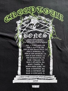 Camisa Bones Creep Tour 2019 $uicideboy$ FTP Xavier Wulf Teamsesh SHWB Korn SESH - Imagen 1 de 5