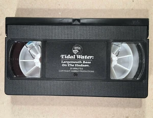 TIDAL WATER: LARGEMOUTH BASS ON THE HUDSON RIVER Babble Productions VHS Video - Picture 1 of 1