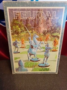 Avalon Hill Brettspiel Feudal Box Messe/Spiel und Figuren Top! - Bild 1 von 2