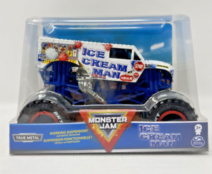 Monster Jam, Official Ice Cream Man Monster Truck, Die Cast Vehicle, 1:24 Scale