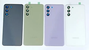 Coque vitre arrière avec lentille cache batterie Samsung Galaxy S21 FE - Photo 1/5