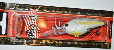 Lucky Craft 2.0 D-10 Bajo Flotante Crankbait 2 2/3" 5/8oz Sexy Chartreuse Shad Foto 1 de 3