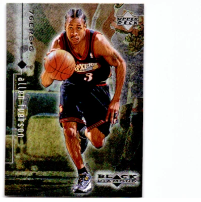 Allen Iverson 1999 Upper Deck Black Diamond #66 Philadelphia 76ers  - Image 1 of 2