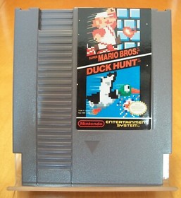 Super Mario Brothers & Duck Hunt - NES Game Cartridge, Authentic Tested works