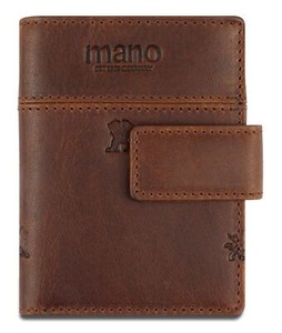 Don Luca Creditcard Wallet Mid Hand - Brown