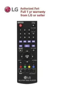 LG GENUINE AKB73896401 BLU-RAY DVD PLAYER REMOTE BP250 UBK80 - Picture 1 of 4