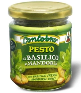 PESTO AUS BASILIKUM UND MANDELN PESTO ALLA GENOVESE F.LLI KONTUR VASE 6 PORTIONEN - Bild 1 von 5