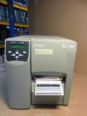 ZEBRA S4M S4M00-200E-0200T USB NETWORK Thermal Label Printer 567,463 INCH/ LINES - Bild 1 von 4