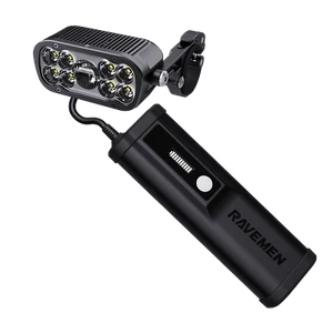 RAVEMEN XR6000 Bike Headlight Bicycle Front 6000 Lumen LED Rechargeable Wireless - Picture 1 of 13