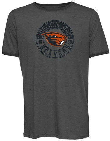 Camp David NCAA Oregon State Beavers Men's Short Sleeved Heathered Jersey, La Cover