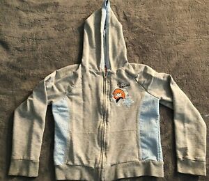 Disney Kim Possible Girls Sweatshirt Hoodie Gray Size 10/12 Full Zip