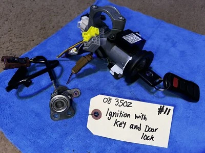 2006-2008 Auto Nissan 350Z Coupe Ignition Switch And Door Lock W/ Key - Image 1 of 4