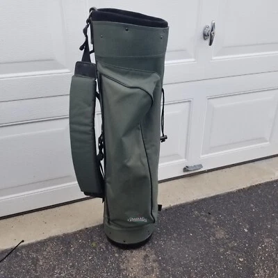 Bolsa de golf vintage carro ligero verde EE. UU. Golf Outfitters 5 divisores Foto 1 de 4