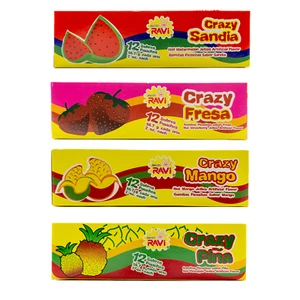 Crazy Fresa Gummies Ravi Hot Strawberry Jellies Artificial Flavor 12 Pieces - Picture 1 of 6