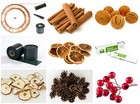 Wreath Florist Decoration Dried Fruit Cinnamon Pine Cones Floral Craft Xmas Wire
