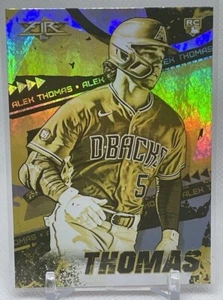 ALEK THOMAS RC 2022 TOPPS FIRE #117 ROOKIE Gold Minted - Picture 1 of 2