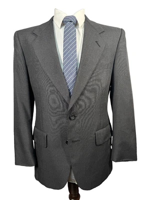 KUPPENHEIMER Mens Gray Wool Classic Fit 2-Button Sport Coat Blazer Jacket 36S - Image 1 of 4