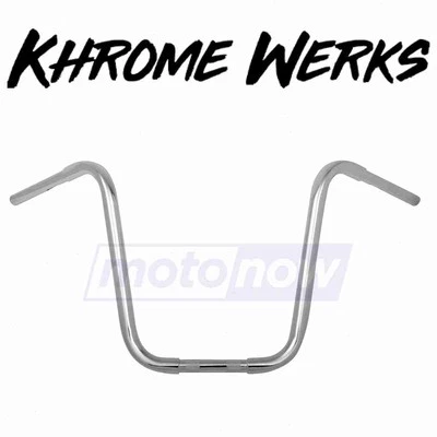 Khrome Werks 1-1/4in. Fat Ape Hanger Handlebar for 2007-2013 Harley Davidson dd Foto 1 de 4